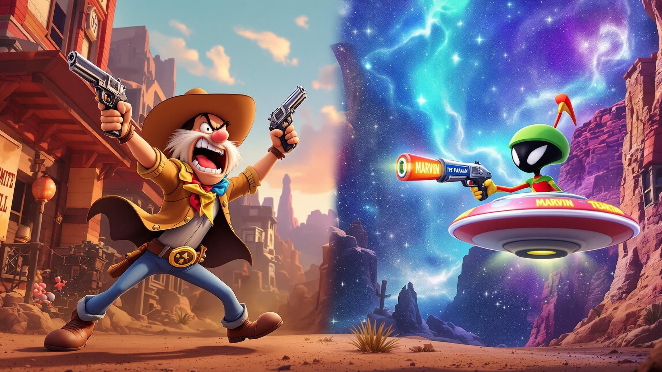 Yosemite Sam & Marvin the Martian