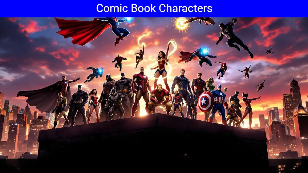Comic Book Characters Sidebar