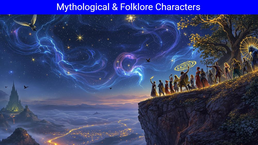 Mythological and Folklore Characters Sidebar