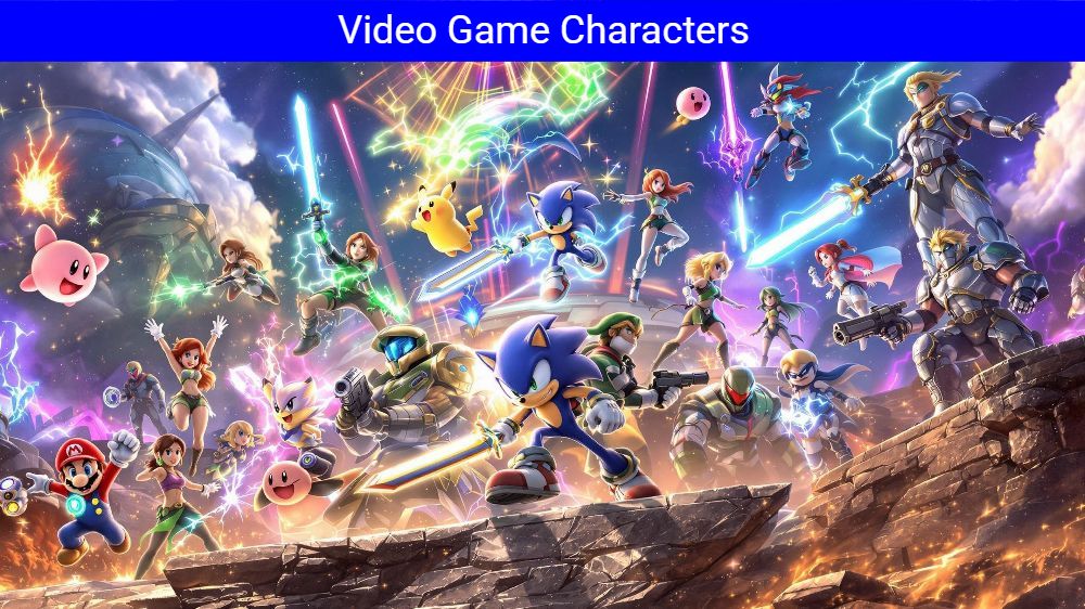 Video Game Characters Sidebar