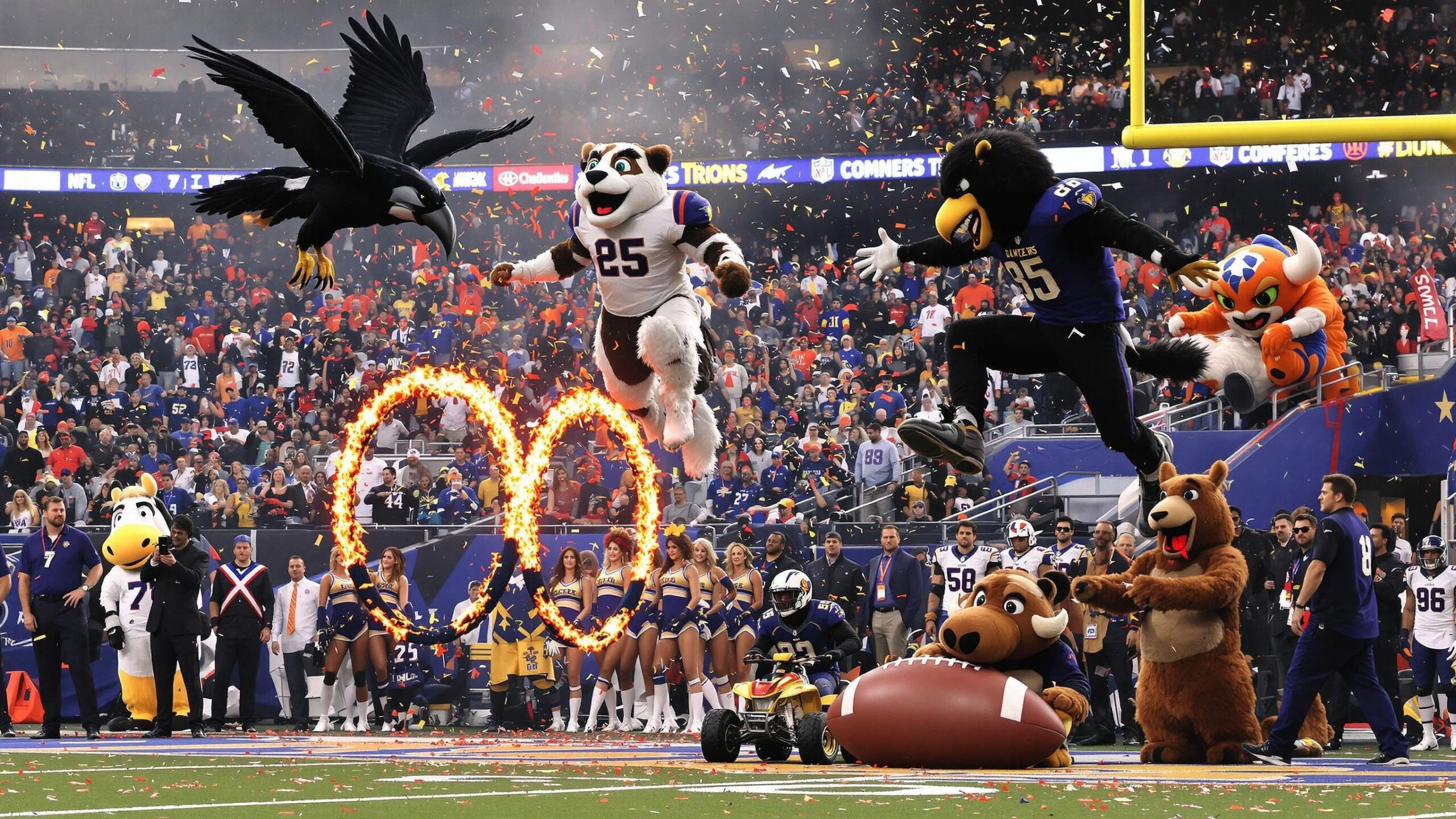 Top 10 Craziest Things NFL Mascots Have Done