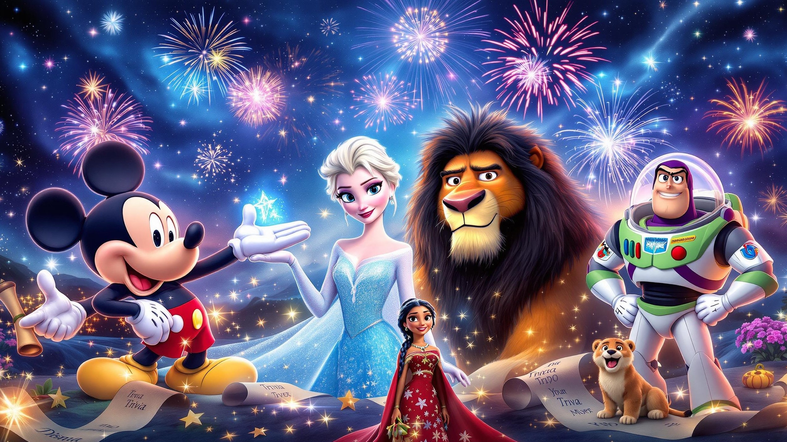 Top 100 Disney Character Trivia