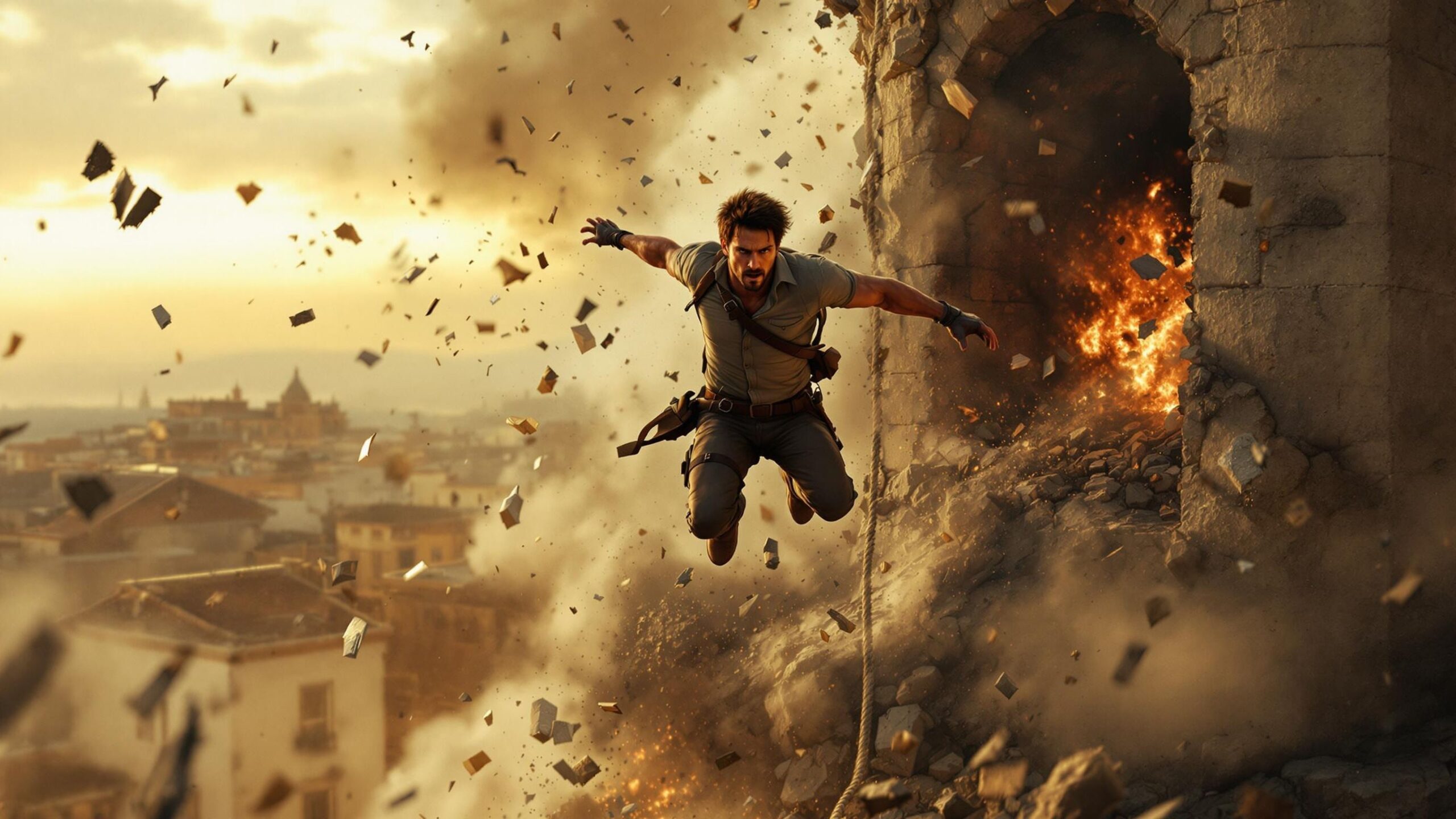 Top 10 Most Insane Nathan Drake Stunts in Uncharted History
